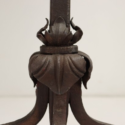 Candle Holder Wrought Iron Italy XIX Century