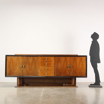 Sideboard Walnut Italy 1940s