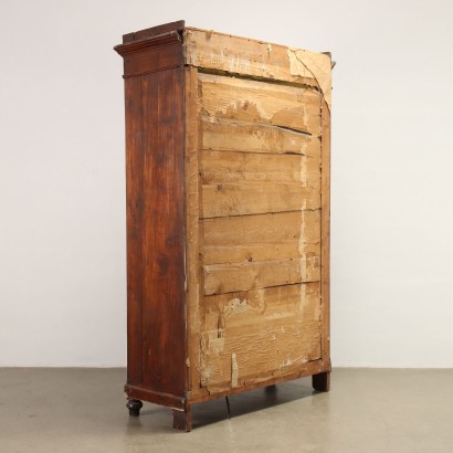 Wardrobe Louis Philippe Silver Fir Italy XIX Century