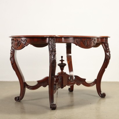 Table Umbertino Mahogany Italy XIX Century