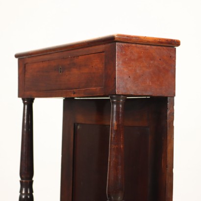 Bedside Table Walnut Italy XIX Century