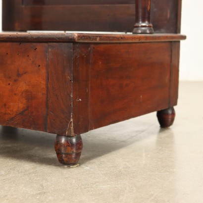 Bedside Table Walnut Italy XIX Century