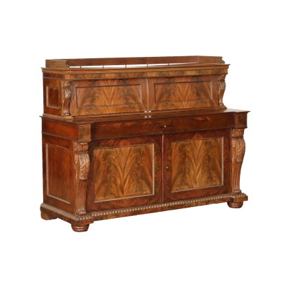 Bureau avec Secrets Chêne Italie XIXe Siècle
