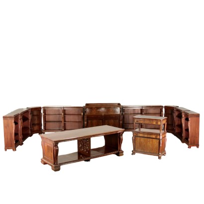 antiquariato, credenza, antiquariato credenza, credenza antica, credenza antica italiana, credenza di antiquariato, credenza neoclassica, credenza del 800,Scrivania con segreti