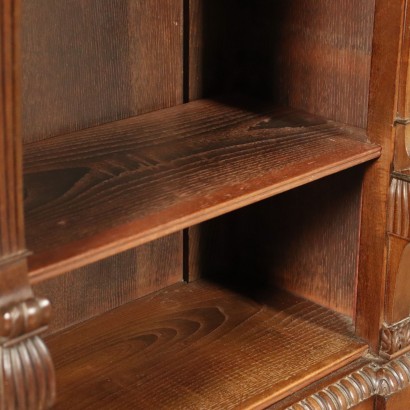 Pair of Small Mahogany Bookcases Italy XIX Century