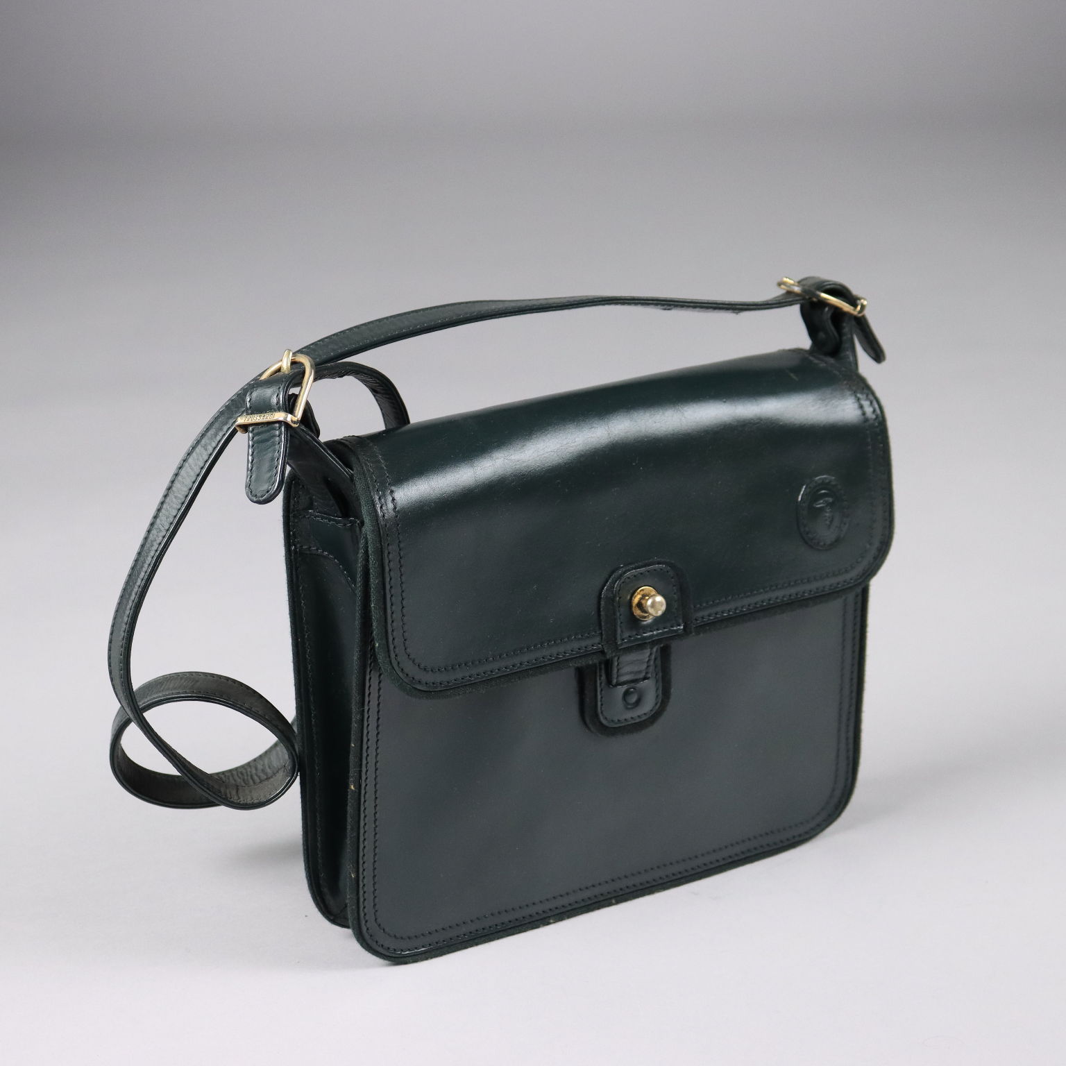 Borsa Vintage Trussardi Verde Abbigliamento e Corredi Vintage