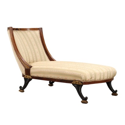 Daybed Restoration Walnut Italy XIX Century