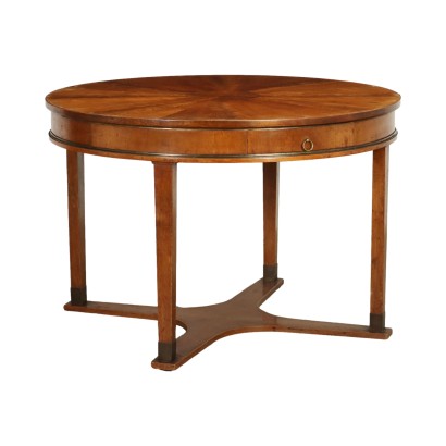 Round Table Mahogany Italy XX Century