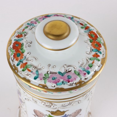 Paire de Pots Porcelaine France XXe Siècle