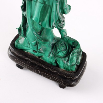 He Xiangu Scultura in Malachite