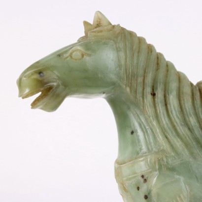 Horse Sculpture Steatite China XX Century