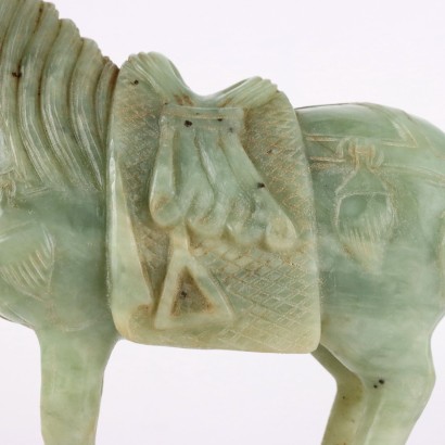 Horse Sculpture Steatite China XX Century