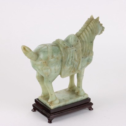 Horse Sculpture Steatite China XX Century