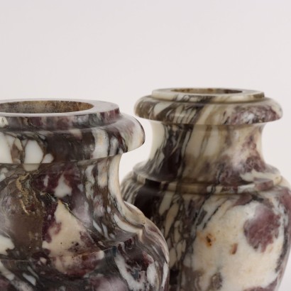 Pair of Vases Marble Italy XIX-XX Century