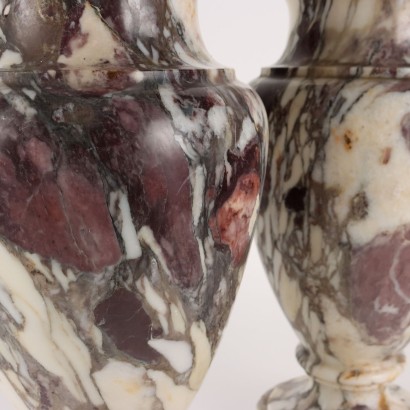 Pair of Vases Marble Italy XIX-XX Century