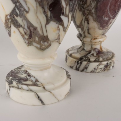 Paar Vasen Marmor Italien XIX-XX Jhd