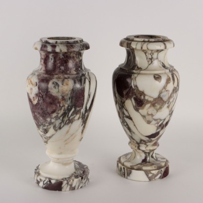 Pair of Vases Marble Italy XIX-XX Century