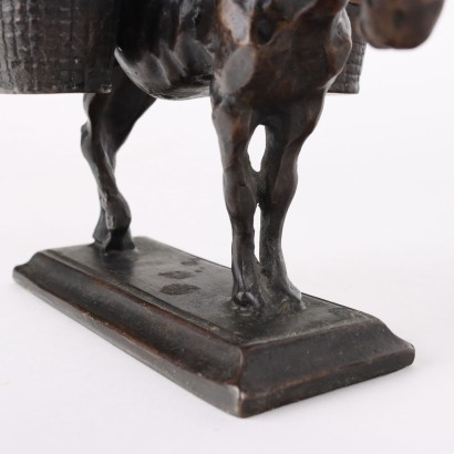 Esel Bronzeskulptur Italien XX Jhd