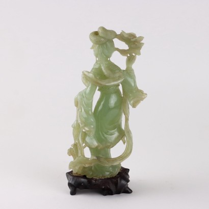 He Xiangu Sculpture Serpentine Stone China XX Century