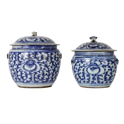 Pair of Containers Porcelain China 1910-1920