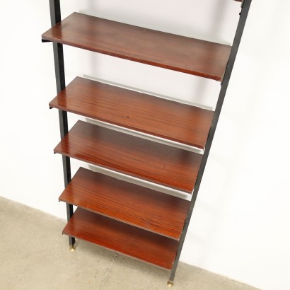 Ceiling Bookcase Walnut Veneer Italy 1950s-1960s