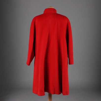 Vintage Coat Les Copains Wool Size 14 Italy 1990s