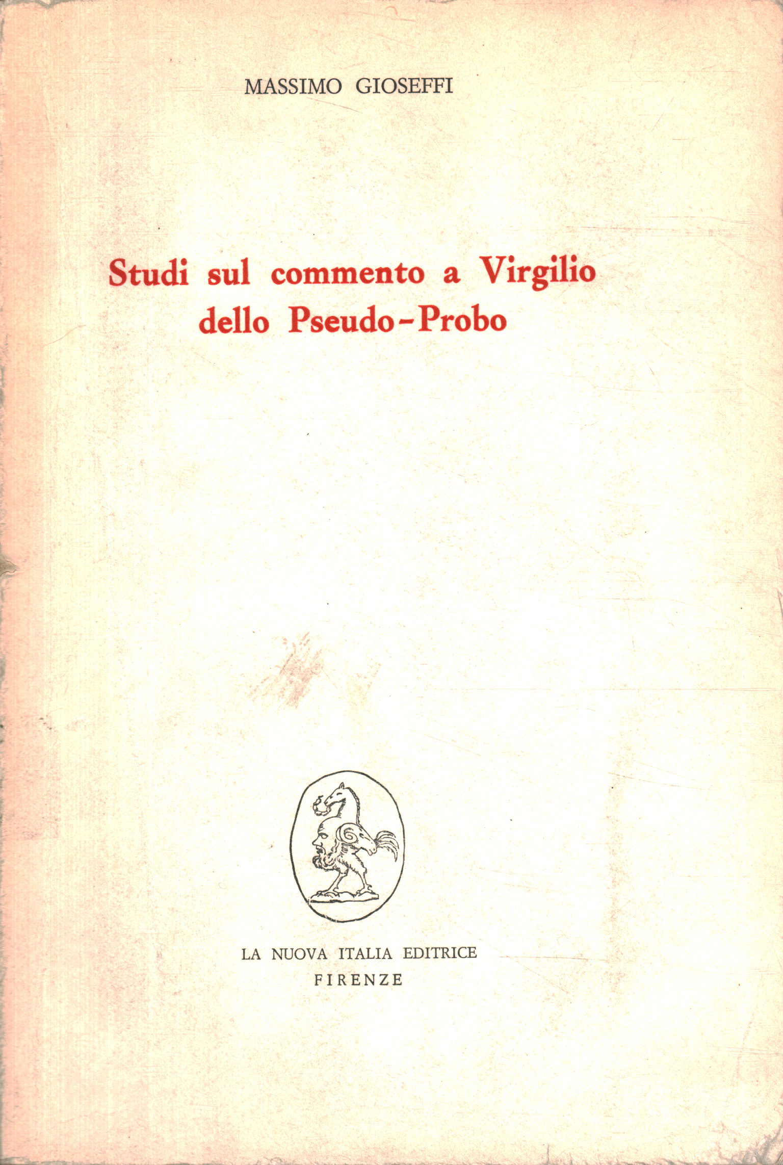 Studies on the commentary on Virgil of the Ps