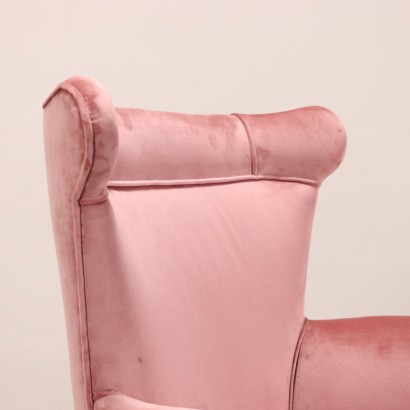 Armchair Velvet Italy 1950s