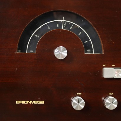 Briovega RR126 Radiophonograph Wood Italy 1970s