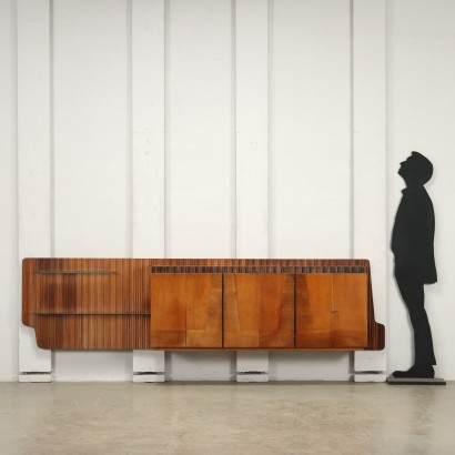 Mobel Teak Furnier Italien 1950er