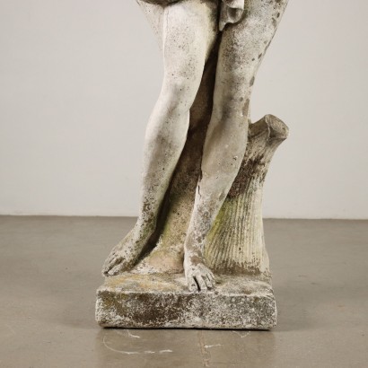 Sculpture Allegorie de l\'Automne Grès Italie XXe Siècle