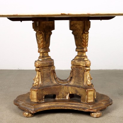 Coffee Table Gilded Wood Italy XX Century