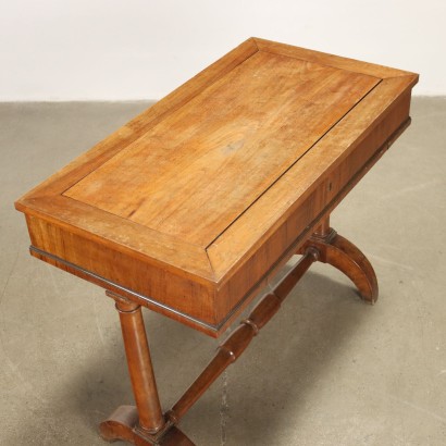 Working Table Charles X Walnut Italy XIX Century