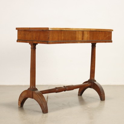 Working Table Charles X Walnut Italy XIX Century