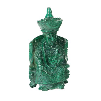 Sculpture en Malachite Chine XX Siècle