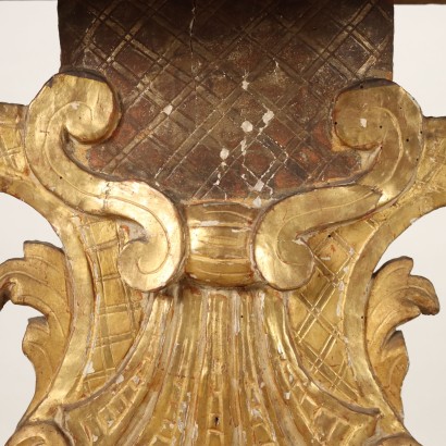 Console Baroque Gilded Wood Itally XVIII Century