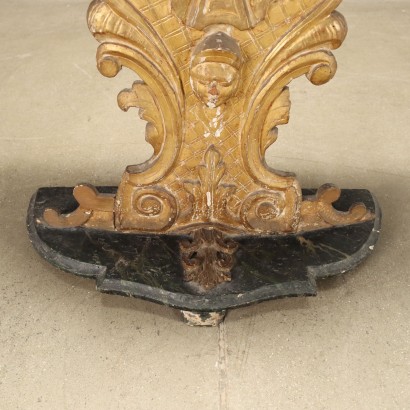 Console Baroque Gilded Wood Itally XVIII Century