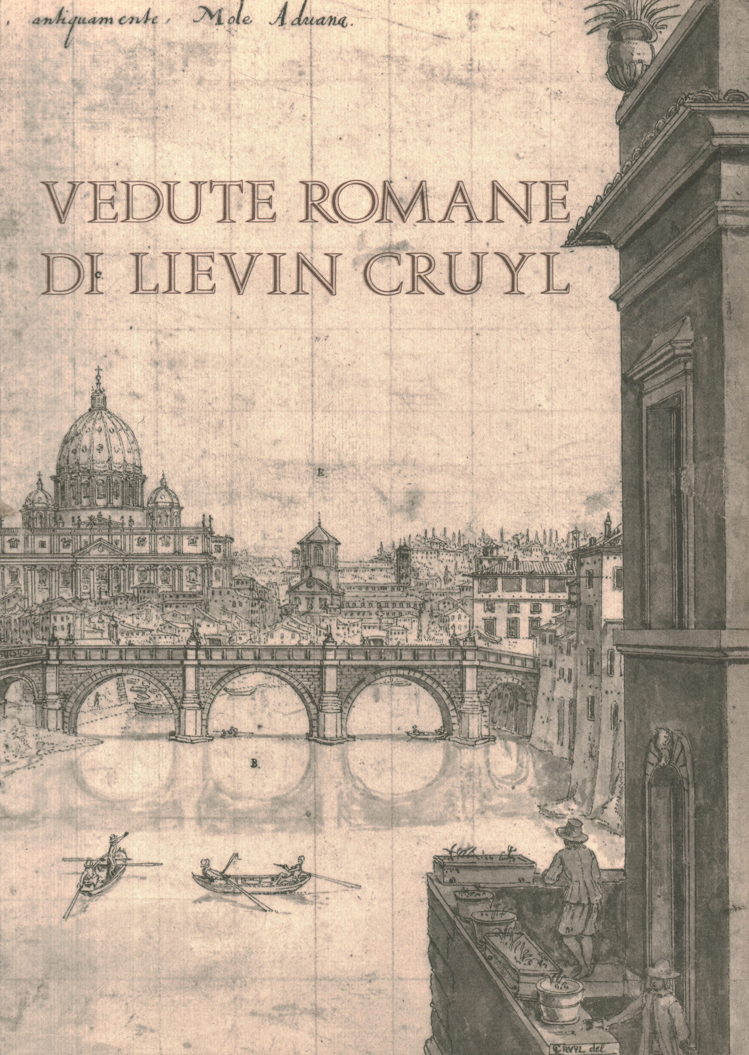 Roman views by Lievin Cruyl. Landscape