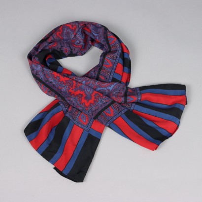 Foulard Vintage YSL Sfondo Nero