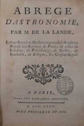 Abrégé d’Astronomie