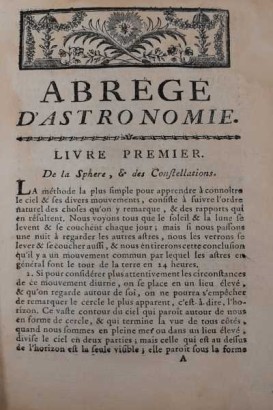 Abrégé d'astronomie