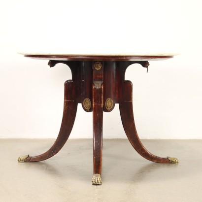 Round Table Walnut Italy XX Century