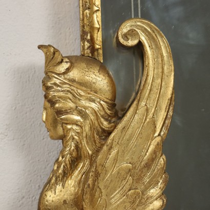 Mirror Gilded Wood Italy XX Century