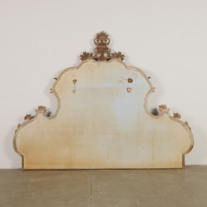 Headboard Neoclassical Style Gilded Wood Italy XX Century