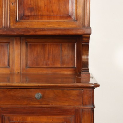 Cupboard Charles X Walnut Italy XIX Century