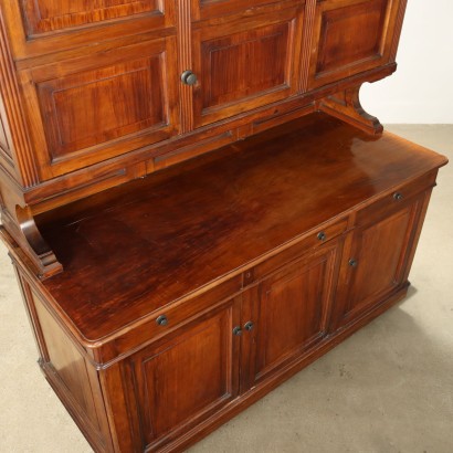 Cupboard Charles X Walnut Italy XIX Century