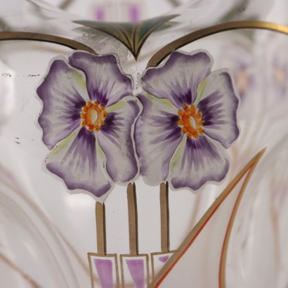 Paire de Vases en Style Art Nouveau Verre Europe XIXe-XXe Siècle