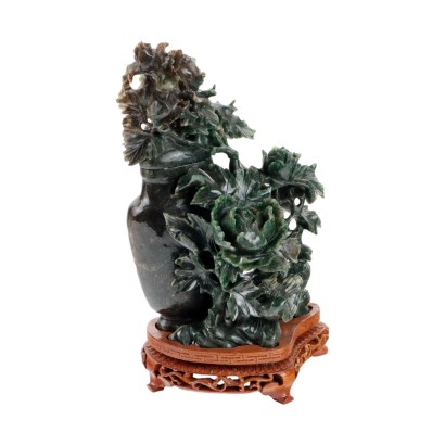 Sculpture Green Jasper China XX Century