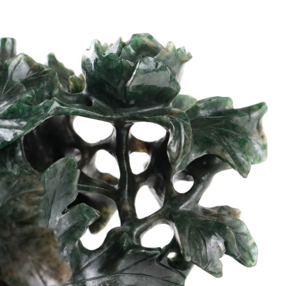 Sculpture en Jaspe Verte Chine XXe Siècle