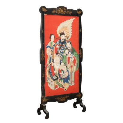 Antiquitäten, Paravent, Paravents Antiquitäten, antiker Paravent, antiker italienischer Paravent, antiker Paravent, neoklassizistischer Paravent, Paravent aus dem 19. Jahrhundert, Paravent im Chinoiserie-Stil, Paravent im Chinoiserie-Stil